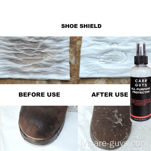 Aizsardzības apavu apavu vairoga lietus aizsarga aerosols